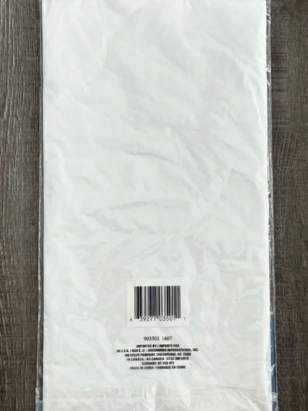 💞 New White 54in x 108in Rectangle Plastic Party Tablecloth Table Cover